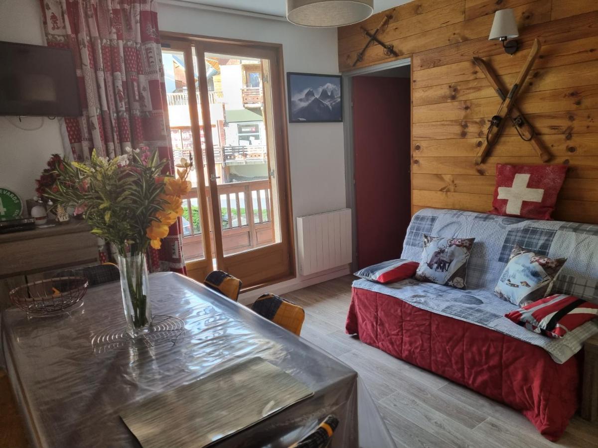 Agreable Appartement De 6 Pers Au Pieds Des Pistes ,Wifi Gratuit A Saint-Sorlin-D'Arves Labelise 3 Etoiles Au Gite De France المظهر الخارجي الصورة